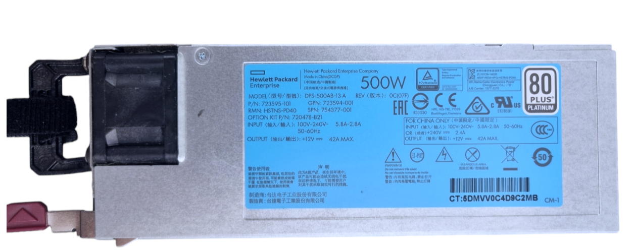 HP DPS-500AB-13A Power Supply 500W 723594-001 754377-001