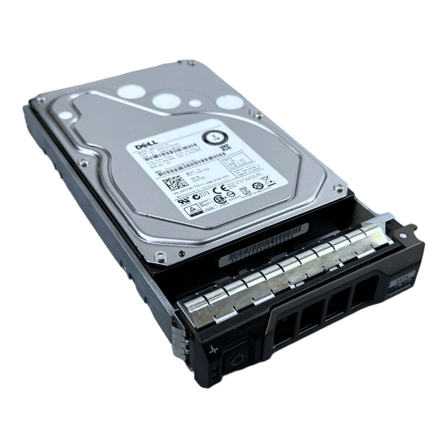 Dell 1TB HDD SATA 3.5'' 7.2K MG03ACA100 0D3YV6 HDEPQ03DLA51 + Caddy