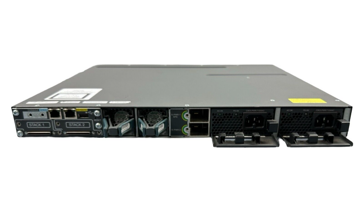 Cisco Switch WS-C3750X-48P-S V02 C3KX-NM-1G Netzwerk-Switch 48-Port 1Gbps