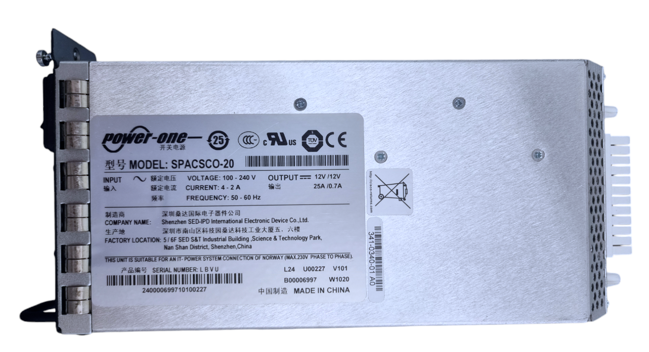 Cisco power-one SPACSCO-20 Power Supply Netzteil 341-0340-01