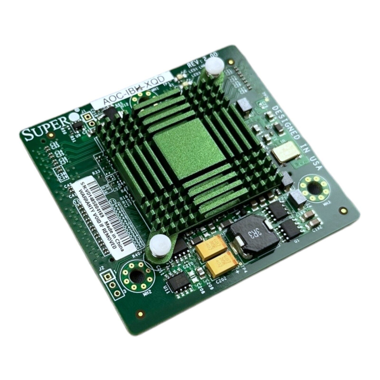 Supermicro AOC-IBH-XQD Dual Port 40Gb InfiniBand 10GbE Server Adapter