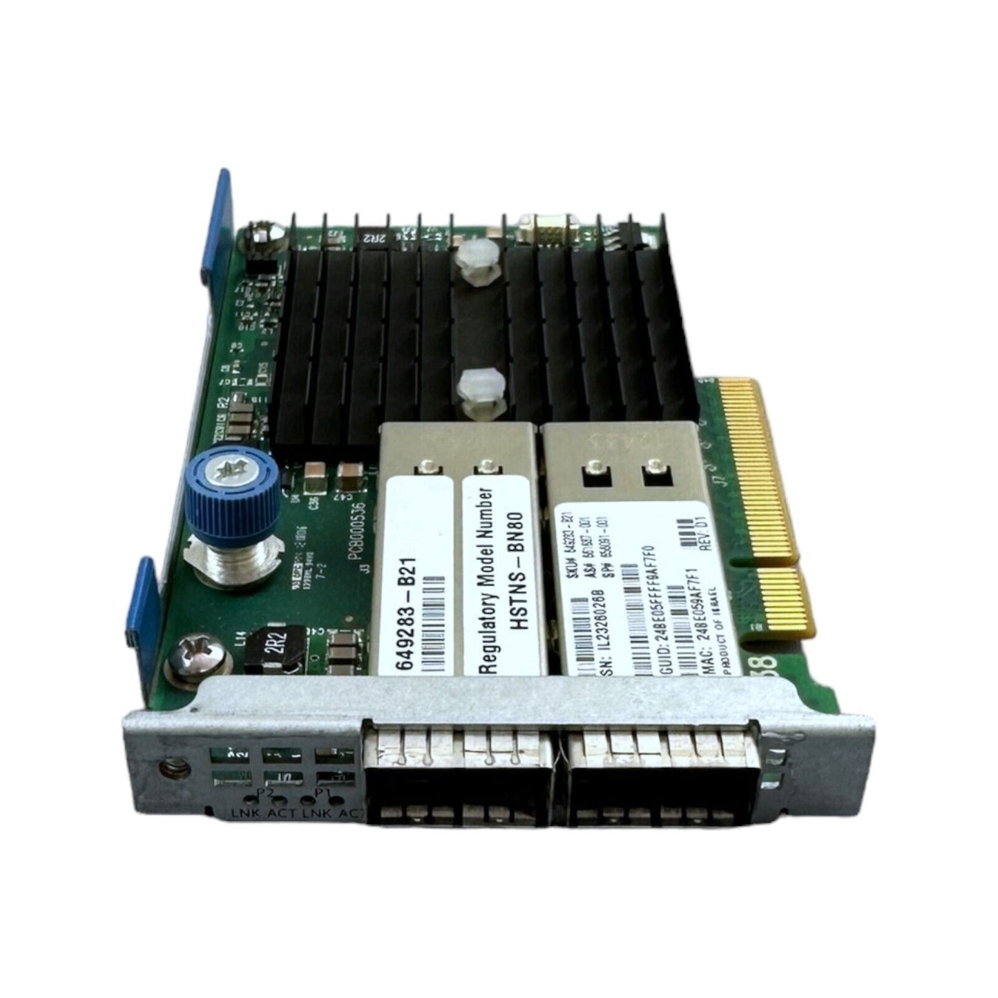 HP 544+FLR-QSFP InfiniBand FDR Netzwerkkarte 10Gb/40Gb 649283-B21 HSTNS-BN80