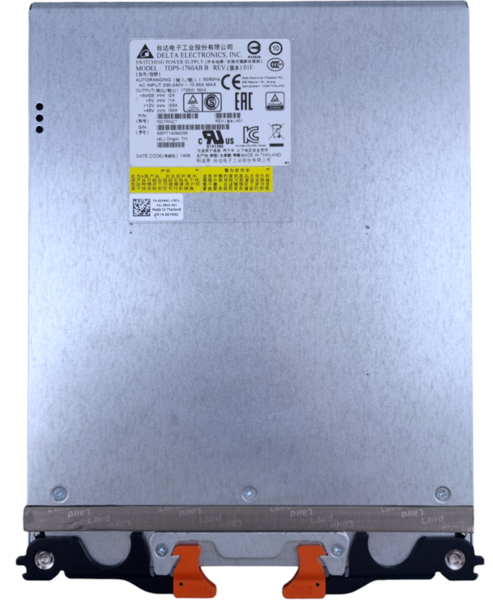 Dell 0D7RNC Delta Electronics TDPS-1760AB B 1755W Power Supply