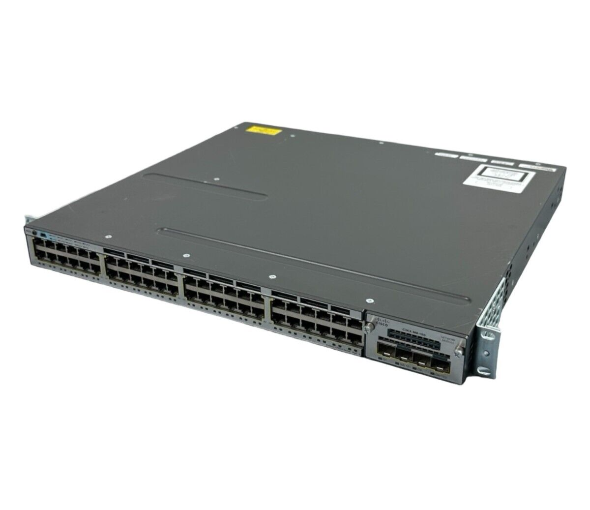 Cisco Switch WS-C3750X-48P-S V02 C3KX-NM-10G Netzwerk-Switch 48-Port 10Gbps