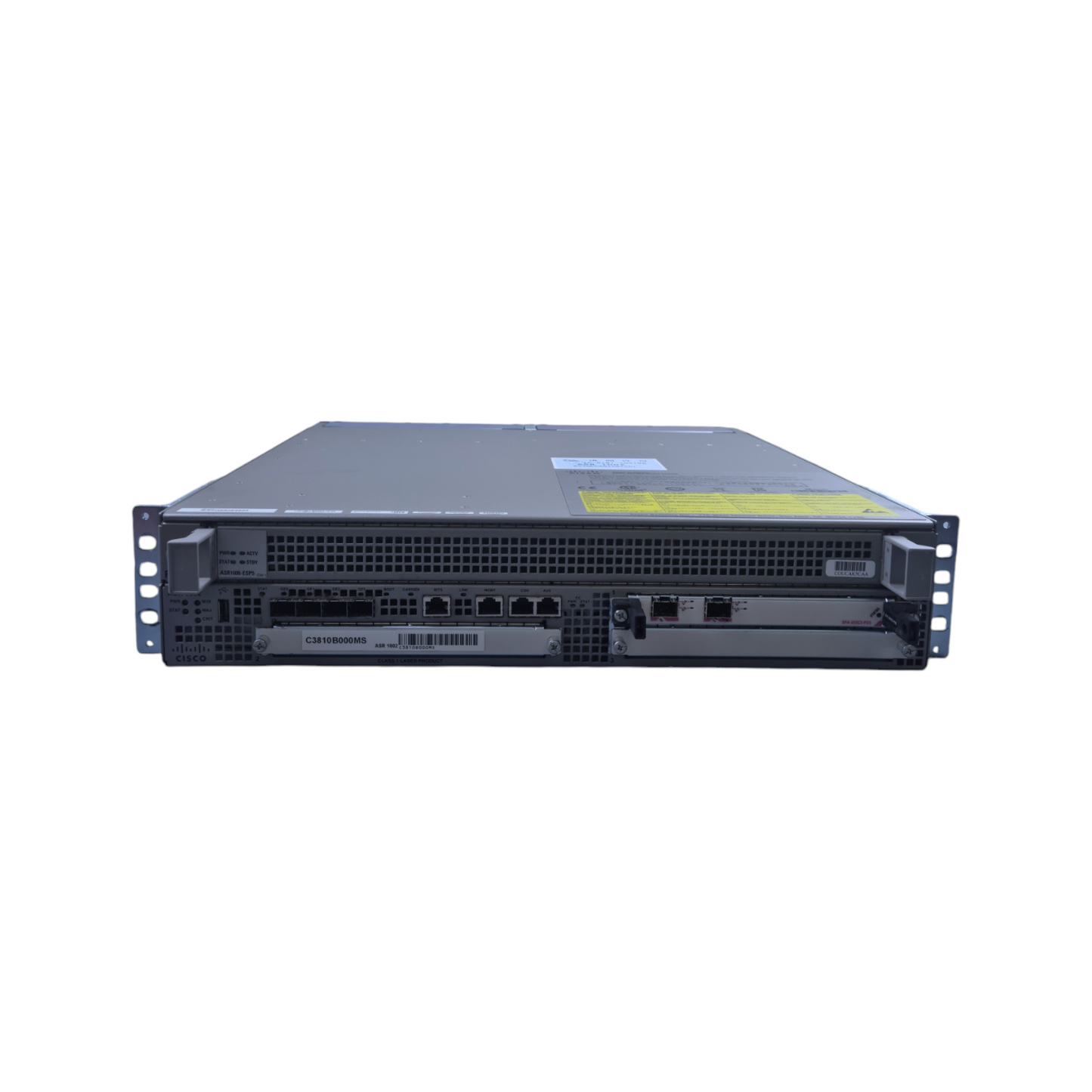 Cisco Router ASR1002 4Ports SFP 1000Mbits Dual PSU Managed Rack Ears