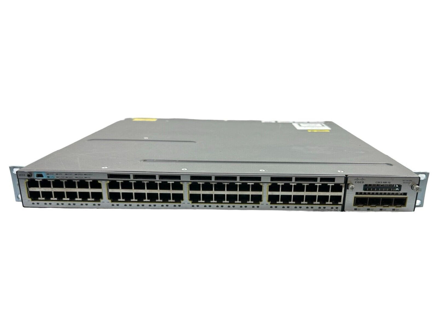 Cisco Switch WS-C3750X-48P-L V06 C3KX-NM-1G Netzwerk-Switch 48-Port 1Gbps