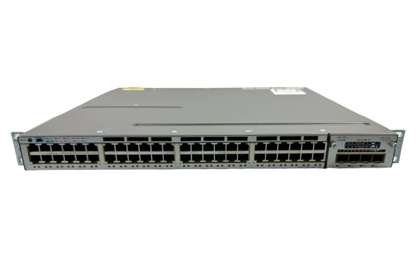 Cisco Switch WS-C3750X-48P-S V02 C3KX-NM-1G Netzwerk-Switch 48-Port 1Gbps