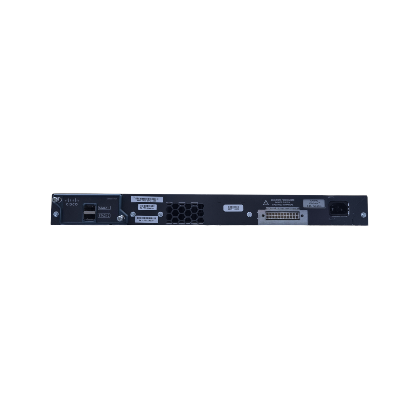 Cisco WS-C2960S-24PD-L V03 Catalyst 24 GigE PoE 2x SFP LAN Base 2x Stack