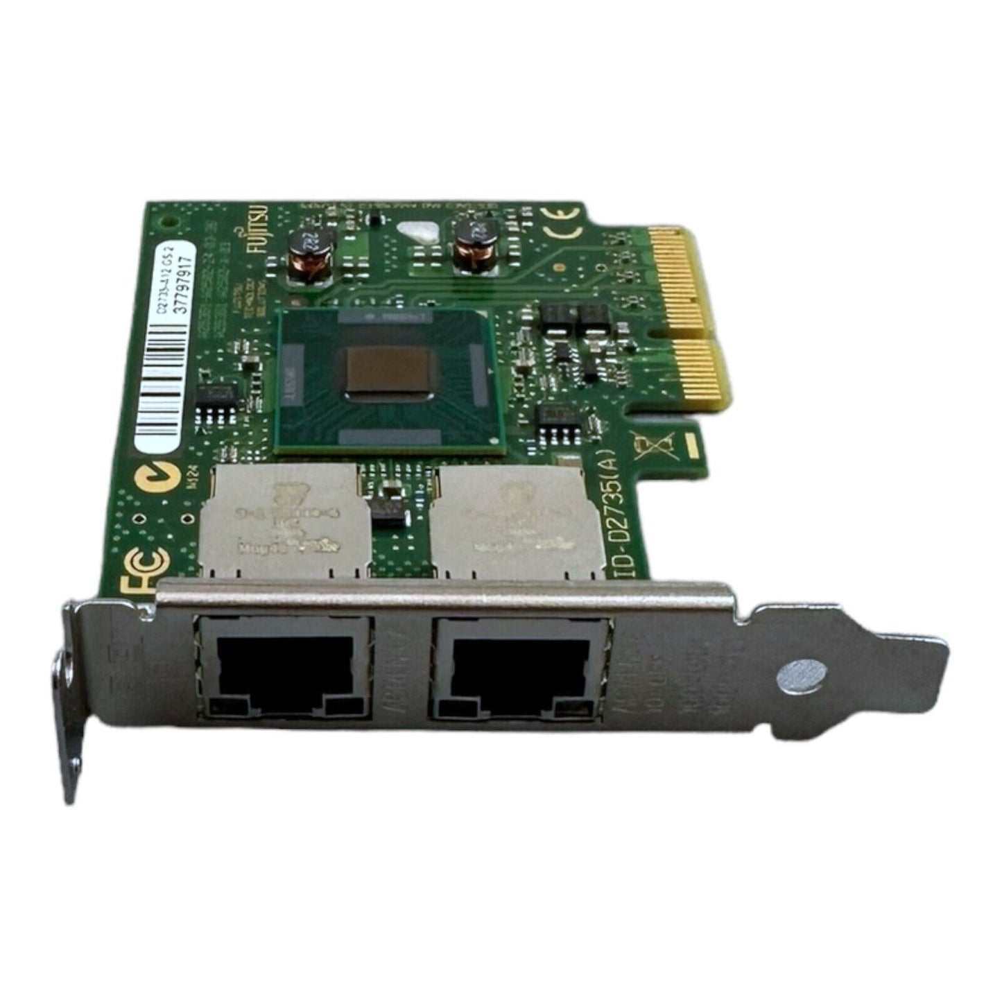 Fujitsu Dual Port Gigabit D2735-A12 GS2 / GS1 Low Profile Netzwerkkarte