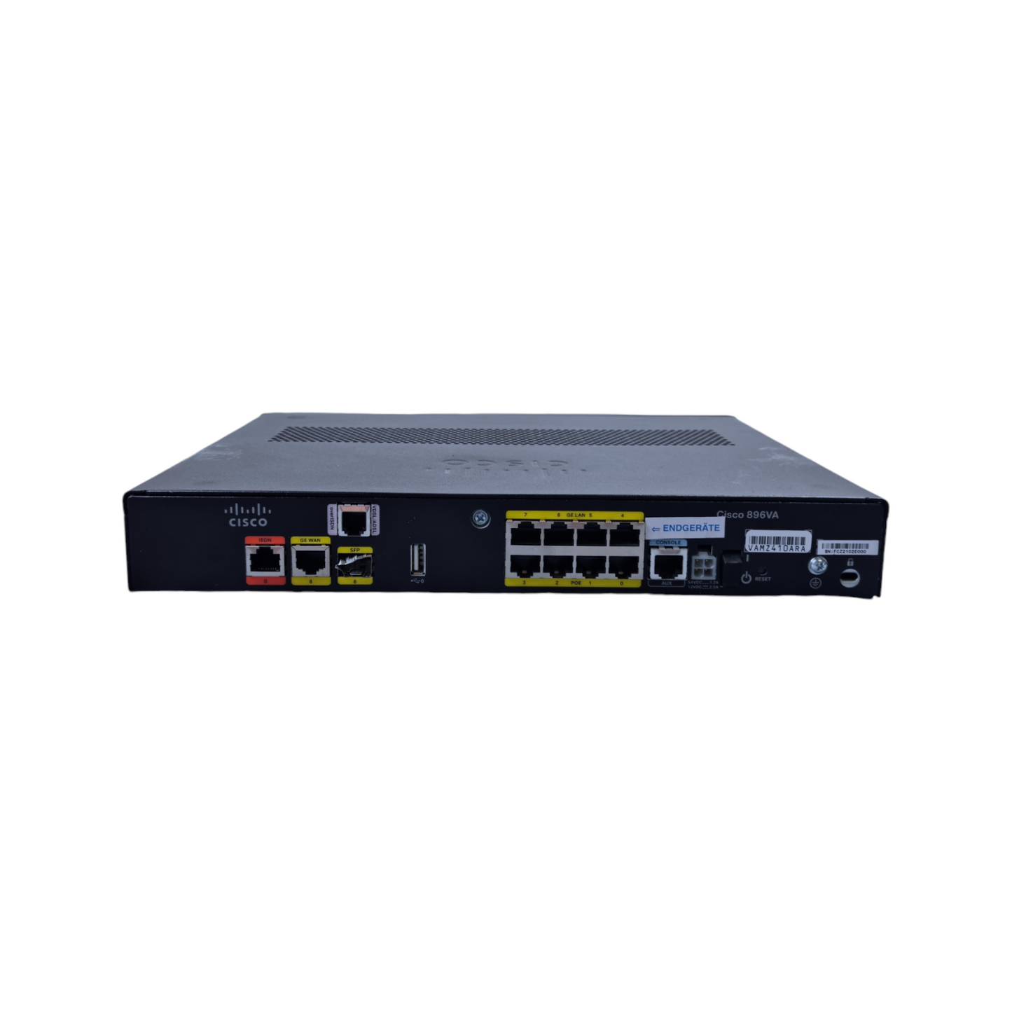 Cisco 896VA Integrated Services Router 8Ports 1000Mbits