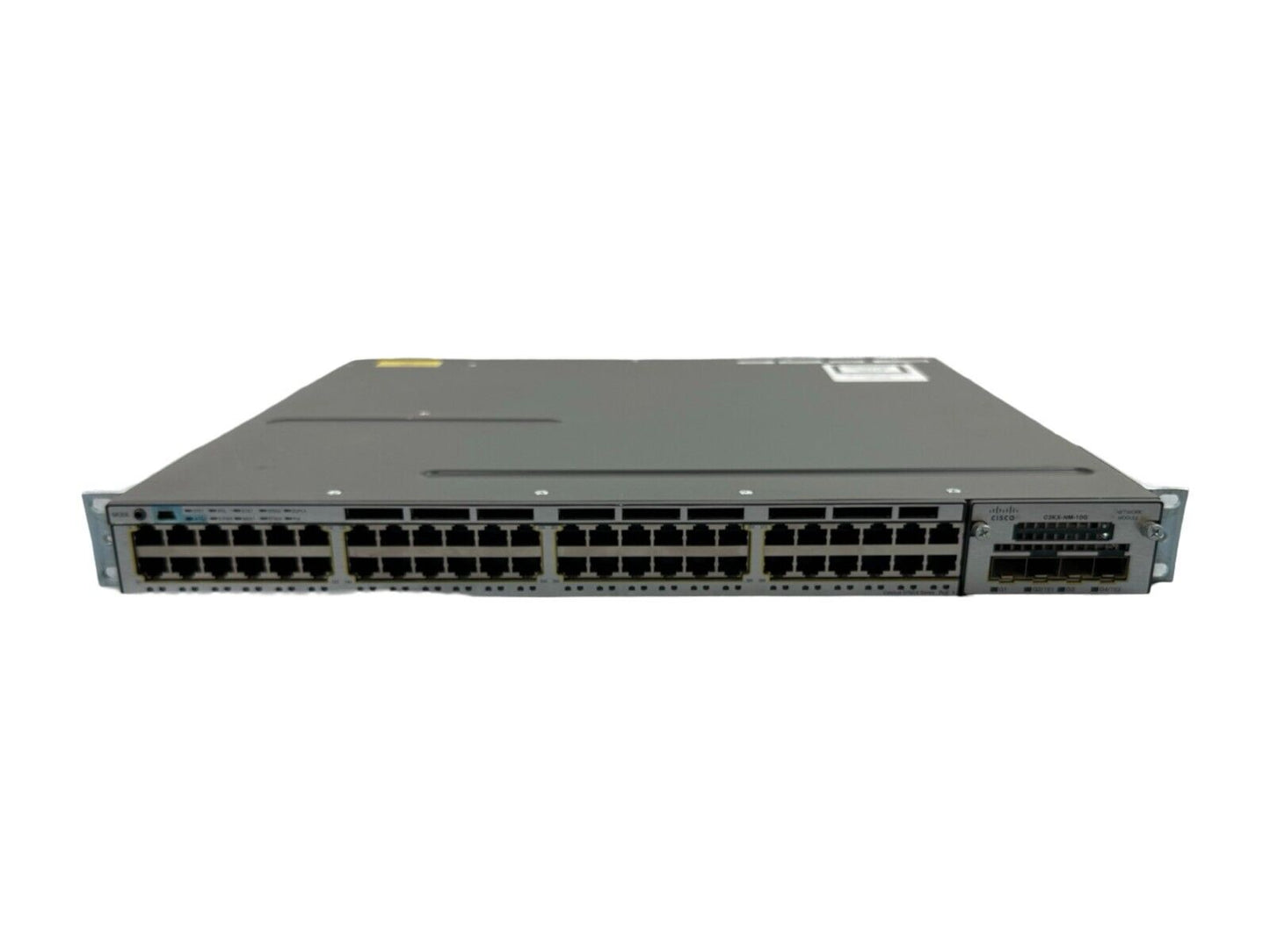 Cisco Switch WS-C3750X-48P-S V02 C3KX-NM-10G Netzwerk-Switch 48-Port 10Gbps