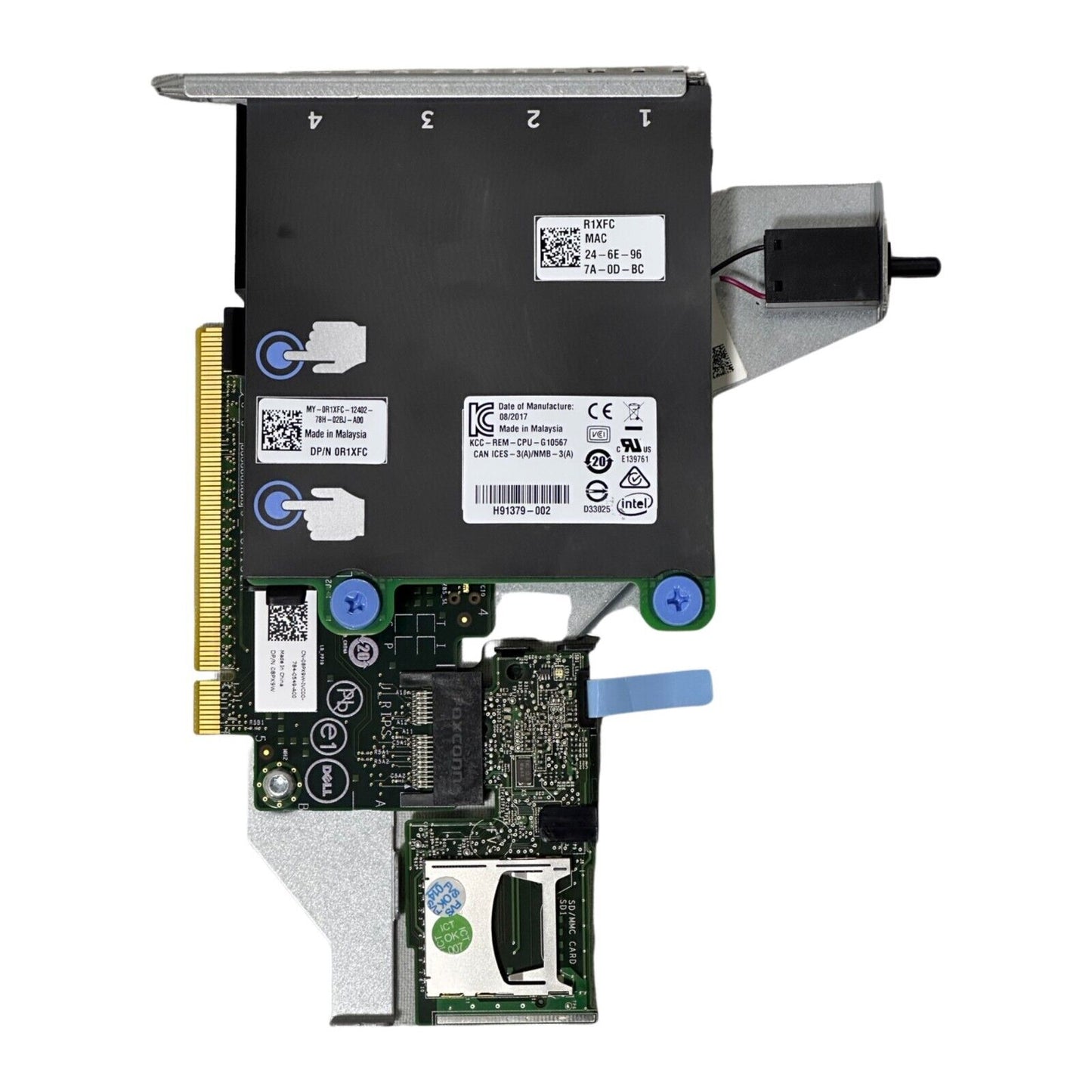 DELL Daughter Card 0R1XFC / I350 + Riser Card 08PX9W + SD 06YFN5 - 4-Port GbE