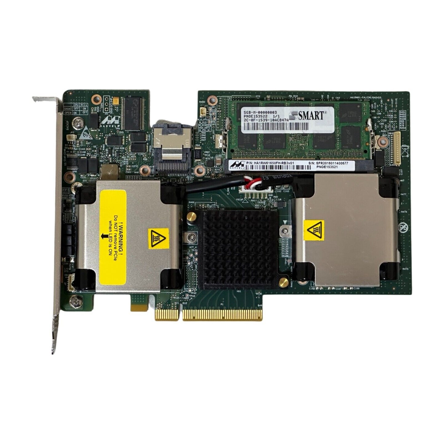 Dell 0WG0YW Marvell Single Port PCI-E x8 SAS Accelerator Card Module 8GB Cache