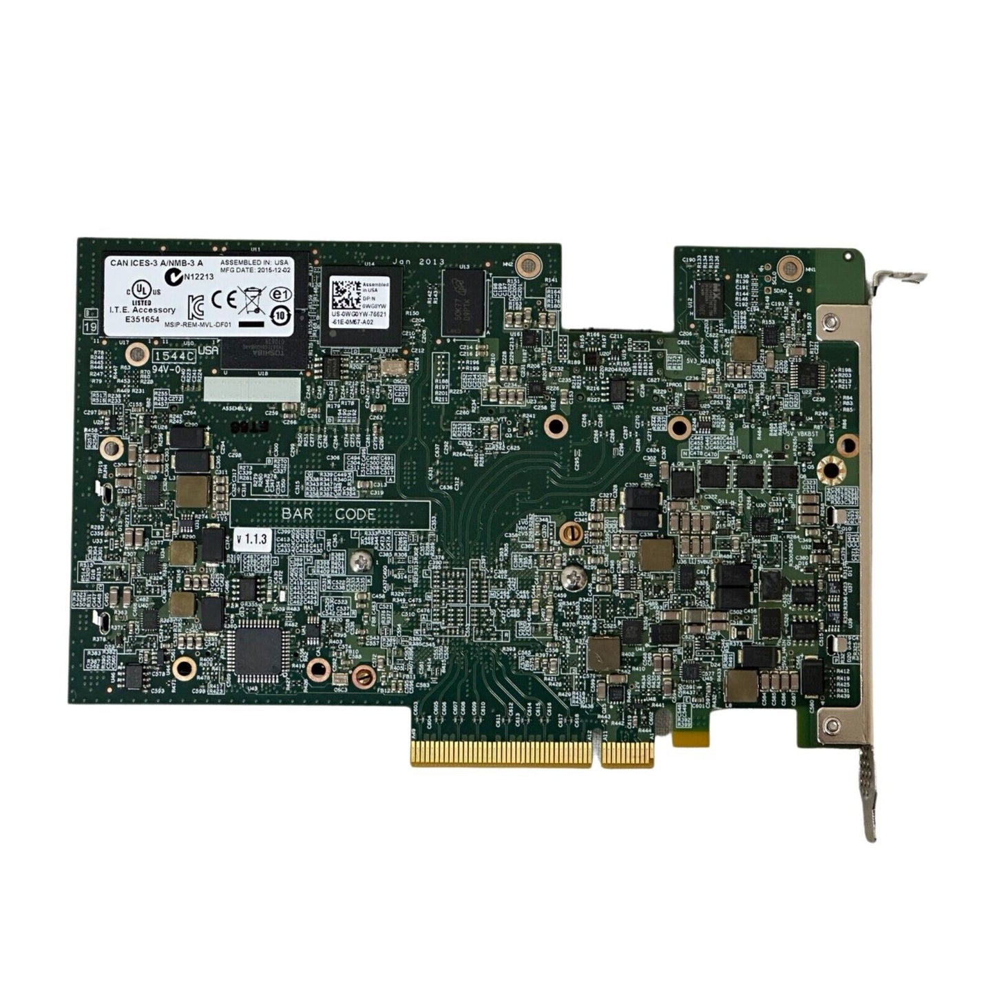Dell 0WG0YW Marvell Single Port PCI-E x8 SAS Accelerator Card Module 8GB Cache