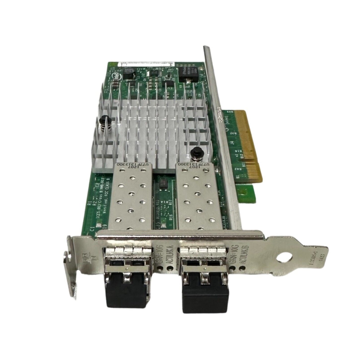 DELL Intel 0XYT17 X520-DA2 2-Port 10GbE PCIe x8 FP +2x SFP (Low-Profile)