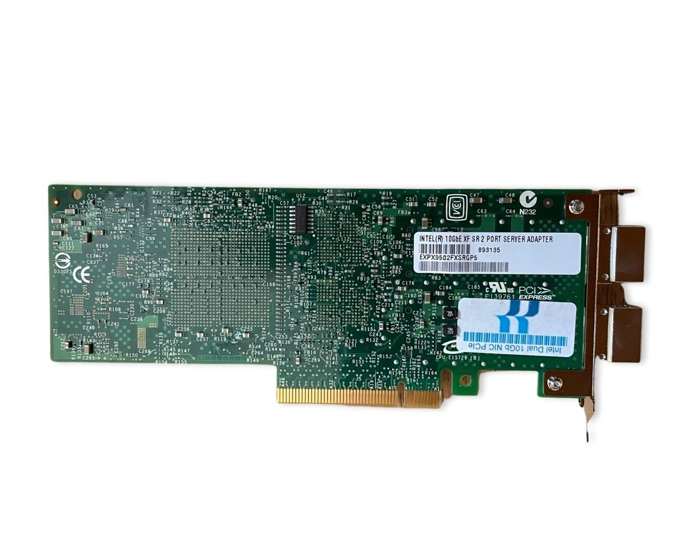 Intel EXPX9502FXSRGP5 10GbE, Dual Port E15728-006 server adapter