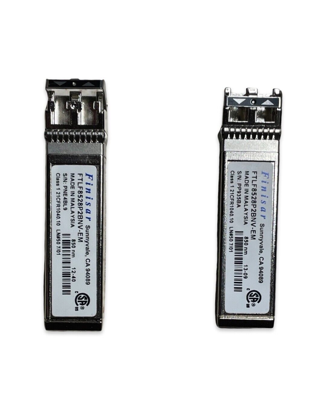 Fujitsu P011324-21G_001 Dual Port Fibre mit 2 Finisar FTLF8528P3BNV-EM Tranc.