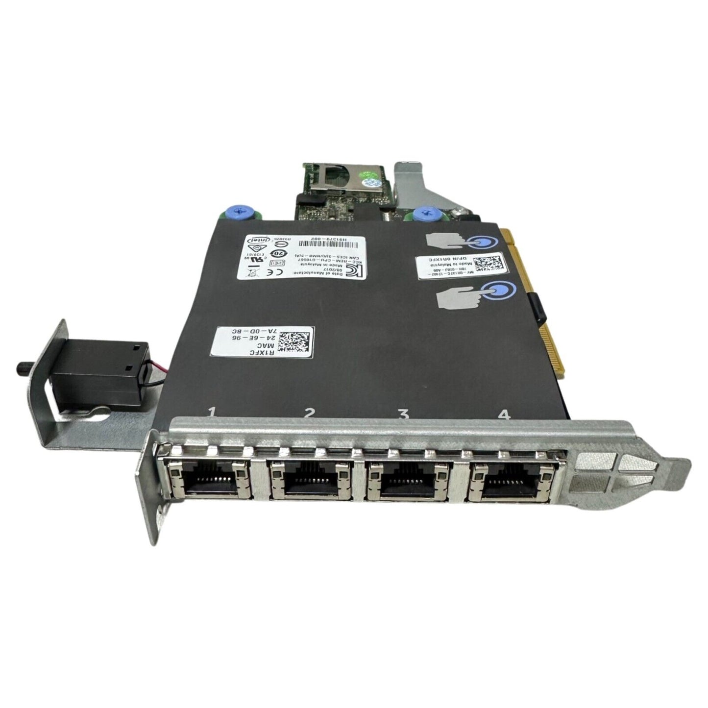 DELL Daughter Card 0R1XFC / I350 + Riser Card 08PX9W + SD 06YFN5 - 4-Port GbE