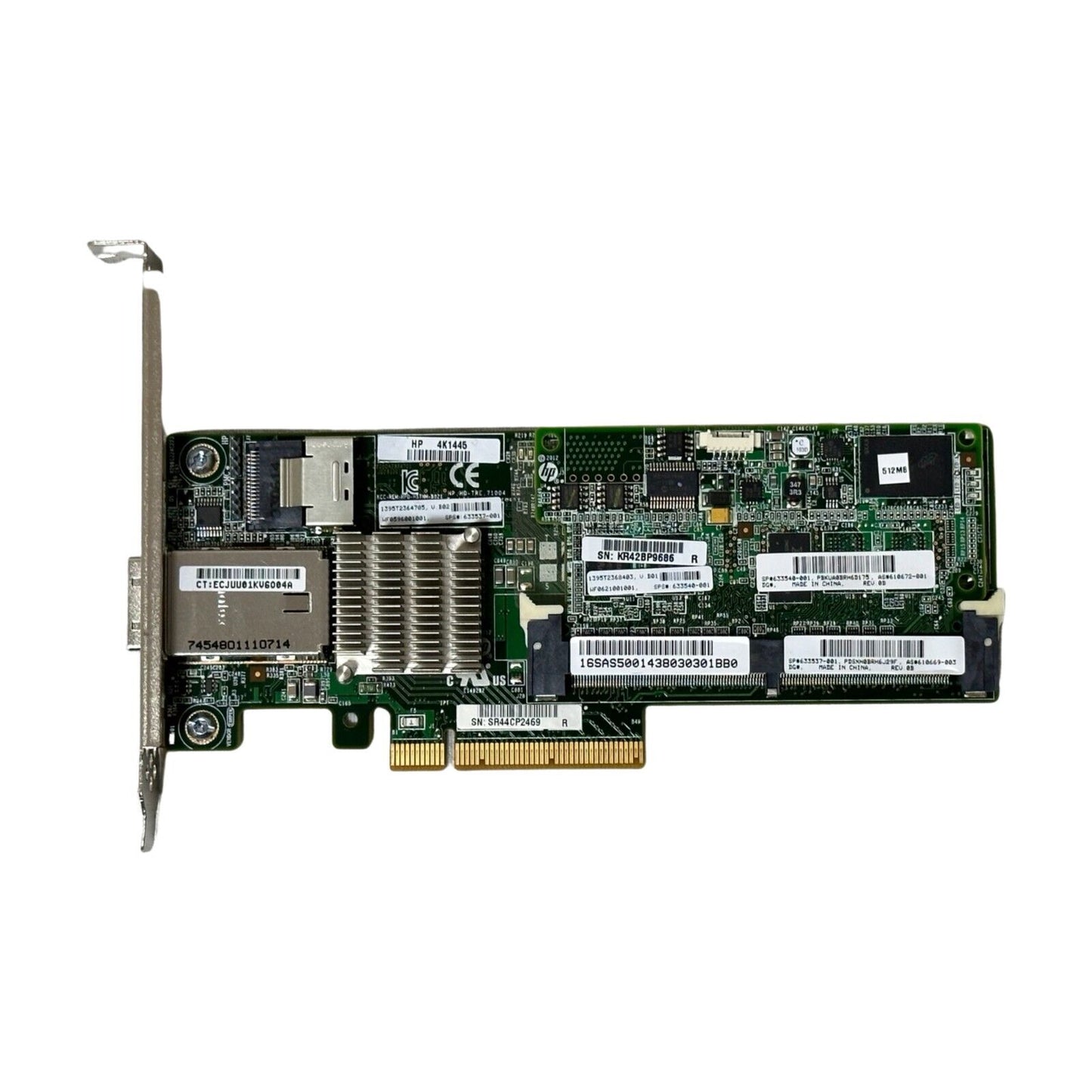 HP Smart Array P222 6G PCIe 6G PCIe x8 3.0 633540 / 633537 with cable+battery