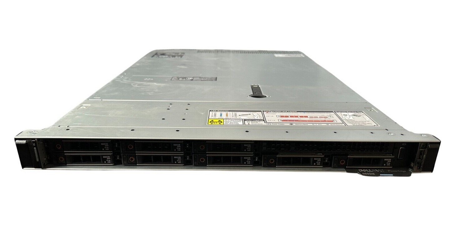 Dell PowerEdge R650xs 2x Xeon Gold 6326 256GB RAM DDR4 PERC H755 6x960GB SSD