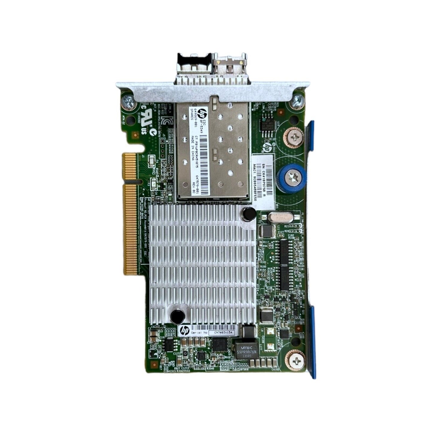 HP 530FLR-SFP+ 2-Port PCIe x8  10 Gbps Network Adapter 647579-001 649869-001