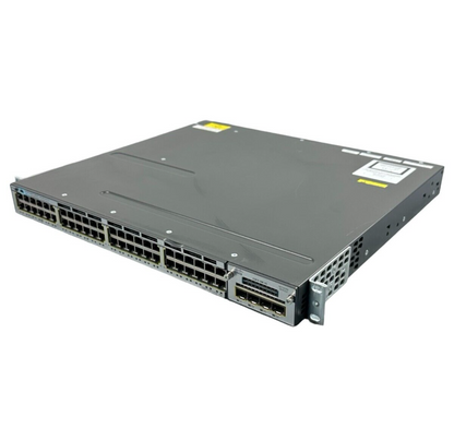 Cisco Switch WS-C3750X-48P-S V04  C3KX-NM-1G Netzwerk-Switch 48-Port  1Gbps