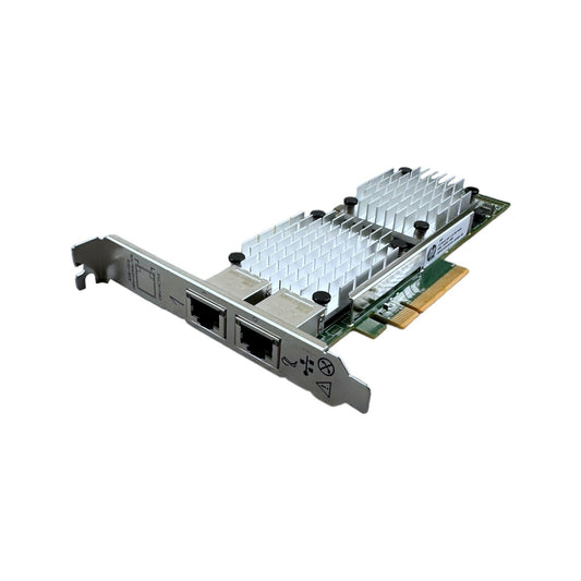 HP 530T 2-Port 10Gb Ethernet Adapter 2x RJ-45 FullProfile 656594-001 HSTNS-BN98