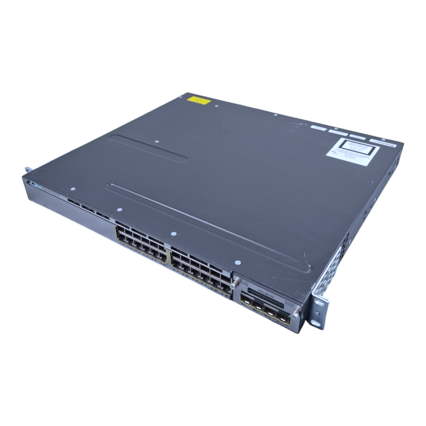Cisco WS-C3750X-24P-L V02 C3KX-NM-10G  Netzwerk-Switch 24-Port  10Gbps