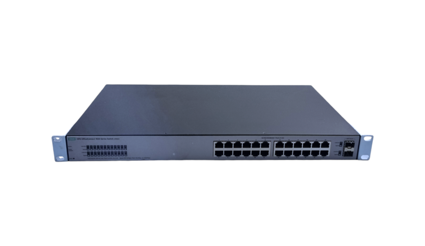 HP OfficeConnect 1820 J9980A 24G Gigabit Switch 10/100/1000 24-Port + 2x SFP