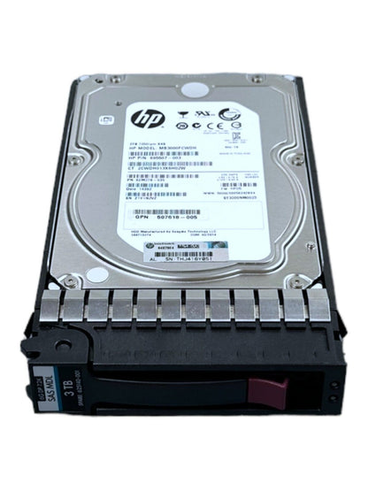HP 3TB SAS 7,2K 3,5" HDD 507618-005  695507-003  MB3000FCWDH  ST3000NM0023
