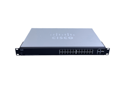Cisco SF200-24FP- x24 Ports (RJ-45) X2 Combo-Ports (Gigabit Ethernet/SFP)