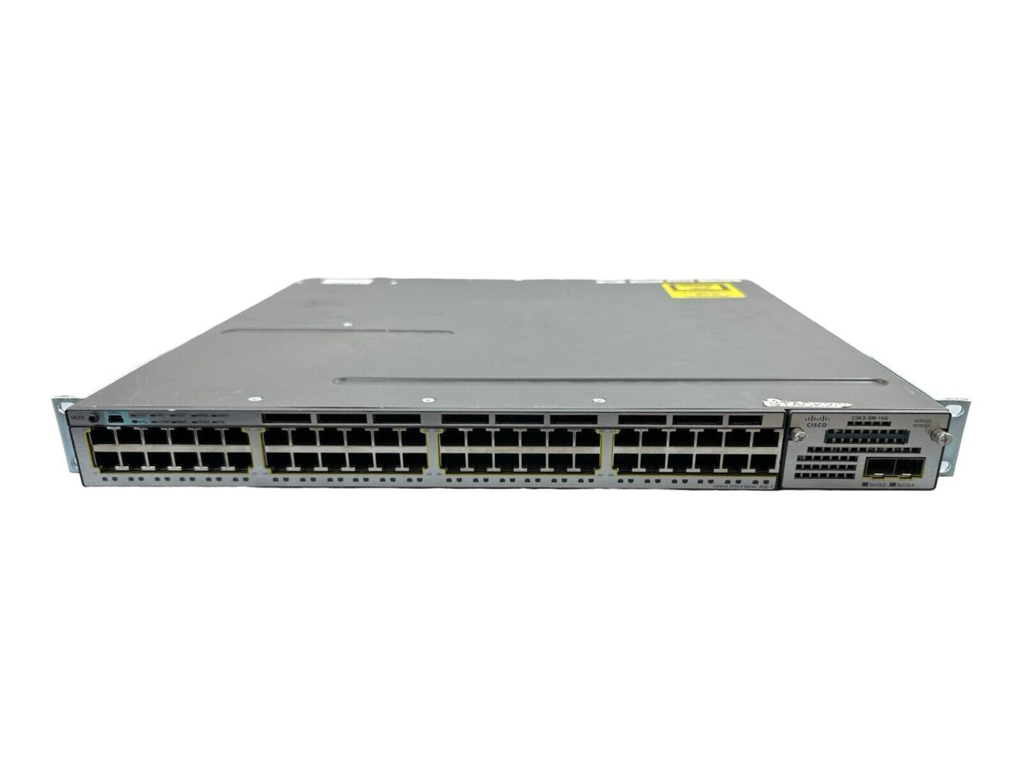 Cisco Switch WS-C3750X-48P-S V01  C3KX-NM-10G Netzwerk-Switch 48-Port  10Gbps