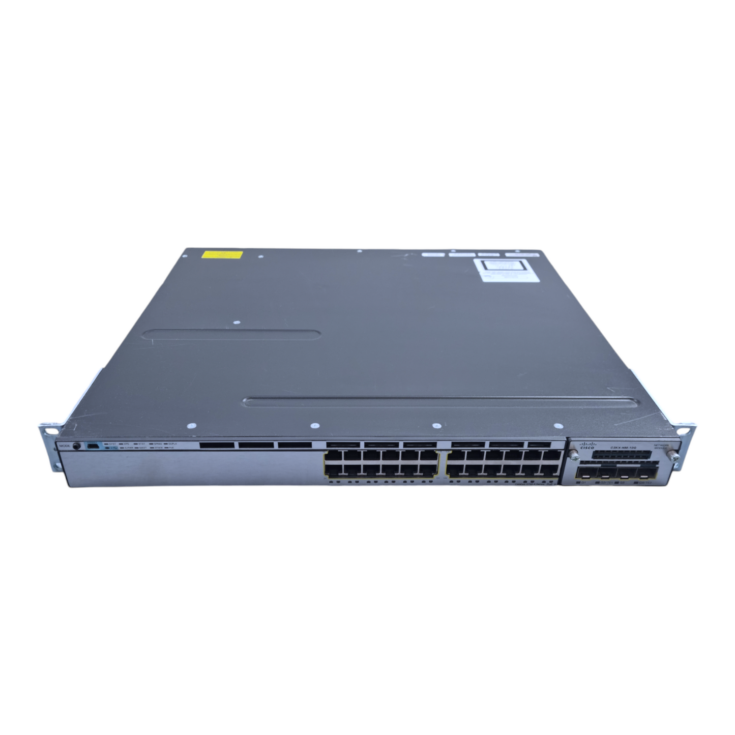 Cisco WS-C3750X-24P-L V02 C3KX-NM-10G  Netzwerk-Switch 24-Port  10Gbps