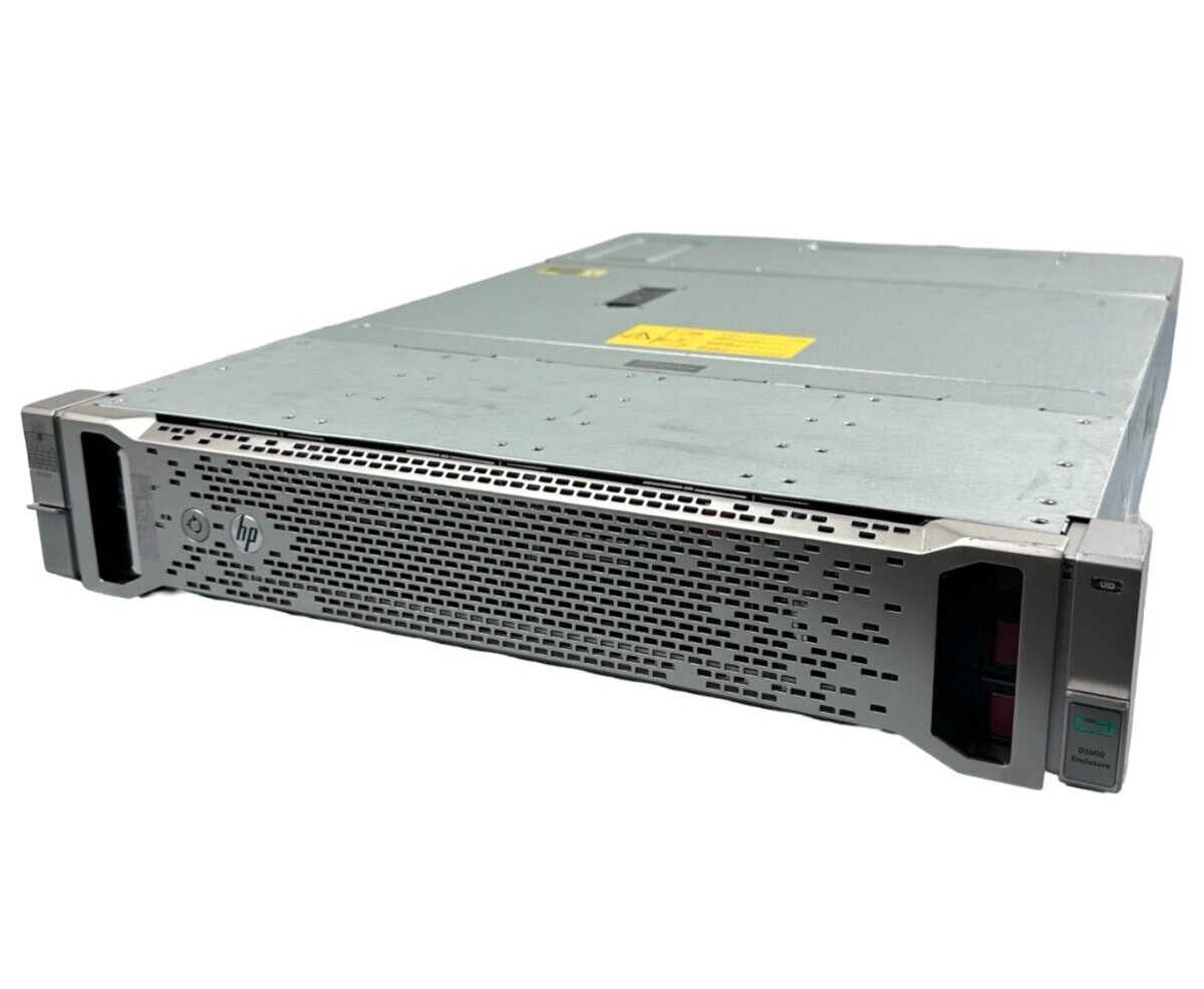HP D3600 Storage Enclosure QW968A  11x 3TB  1x4TB HDD 3,5'' SAS   2x Controller