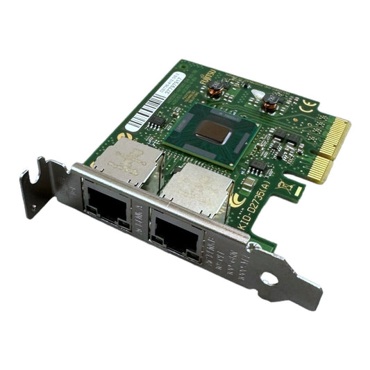 Fujitsu Dual Port Gigabit D2735-A12 GS2 / GS1  Low Profile Netzwerkkarte