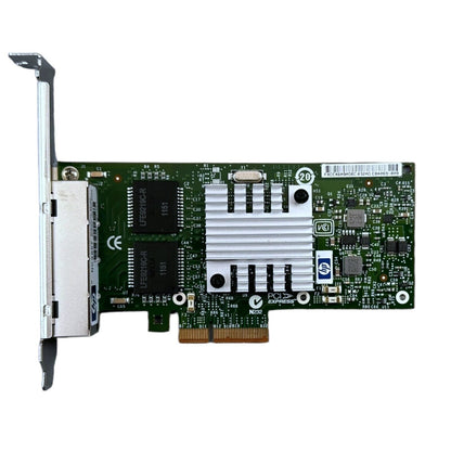 HP NC365T 4-Port Ethernet Server Adapter PCIe -x4  - 593743-001  High Profile