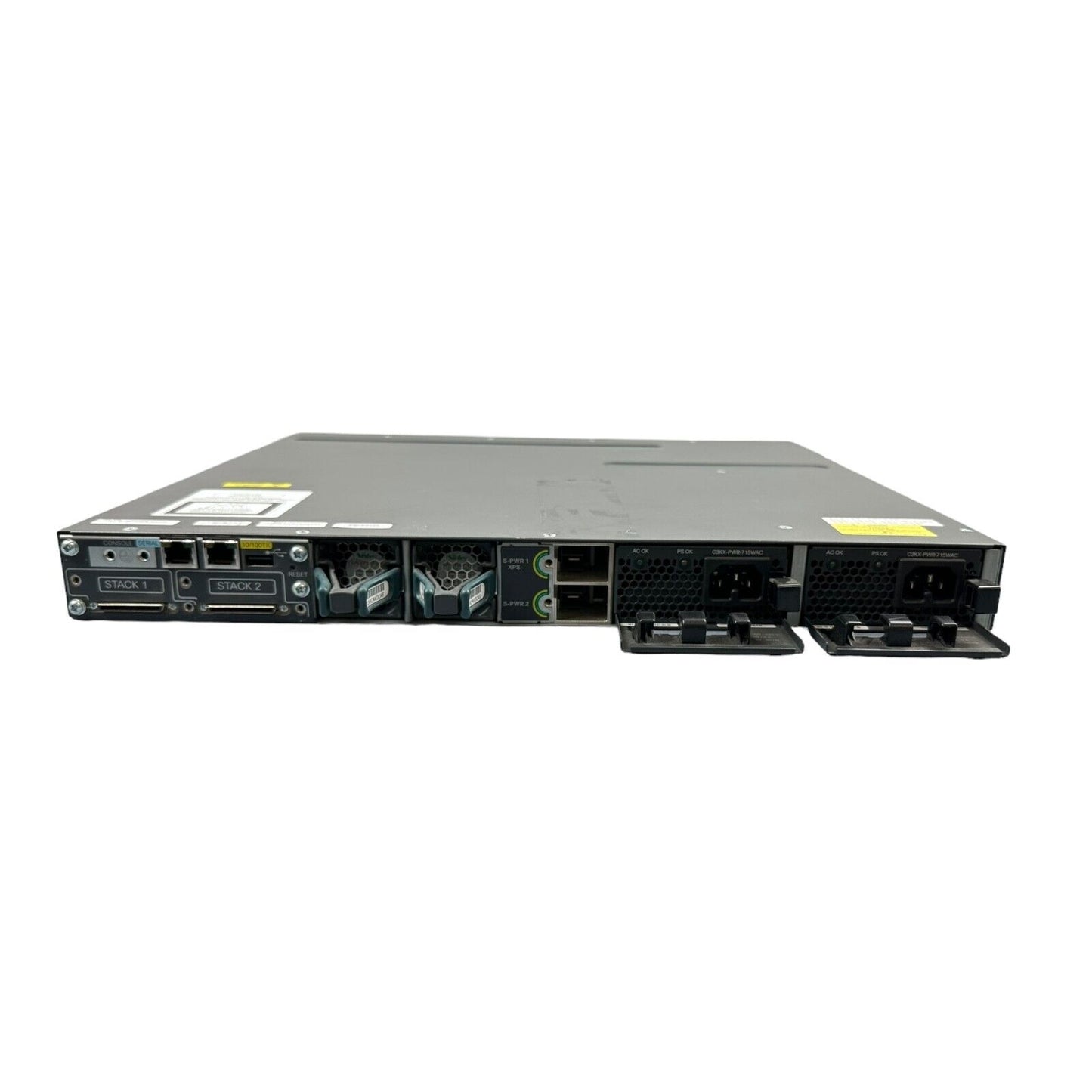 Cisco Switch WS-C3750X-24P-S V04  C3KX-NM-1G Netzwerk-Switch 24-Port  1Gbps