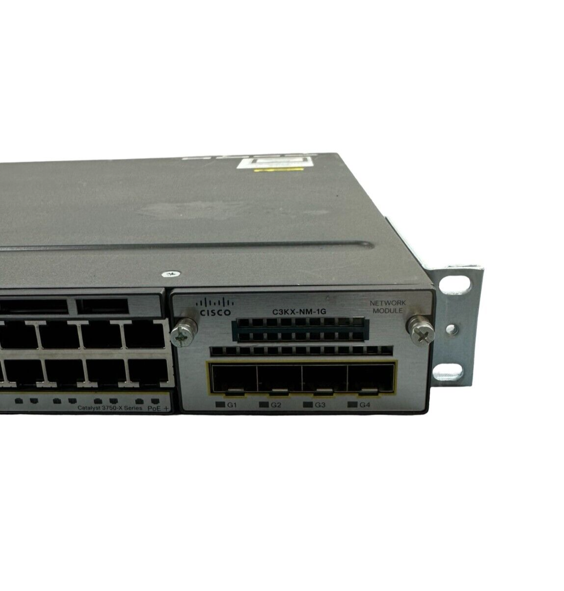 Cisco Switch WS-C3750X-48P-L V06  C3KX-NM-1G Netzwerk-Switch 48-Port  1Gbps