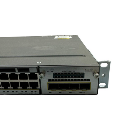 Cisco Switch WS-C3750X-48P-L V06  C3KX-NM-1G Netzwerk-Switch 48-Port  1Gbps