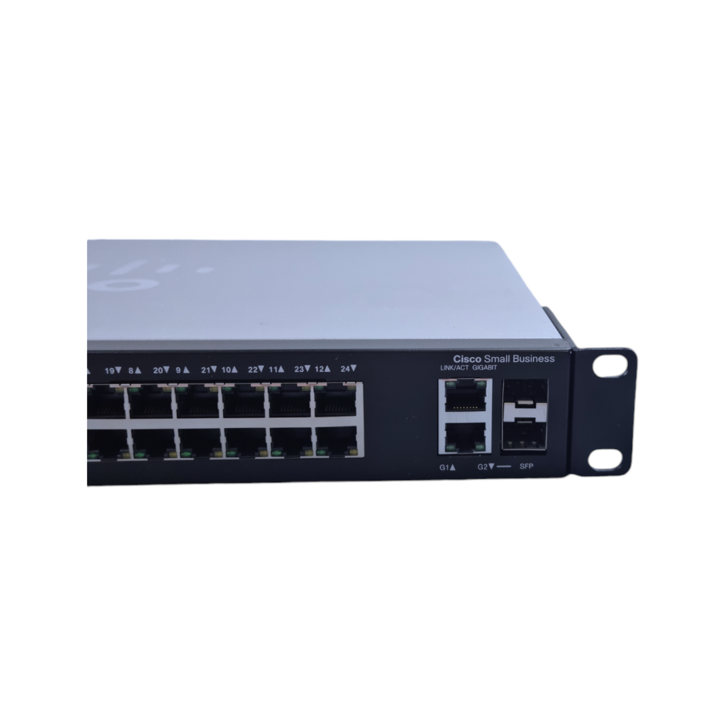 Cisco SF200-24FP- x24 Ports (RJ-45) X2 Combo-Ports (Gigabit Ethernet/SFP)