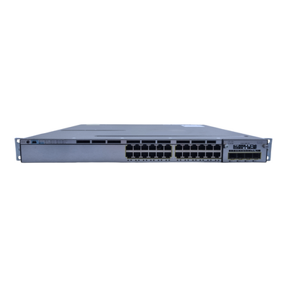 Cisco WS-C3750X-24P-S V02 C3KX-NM-1G  Netzwerk-Switch 24-Port