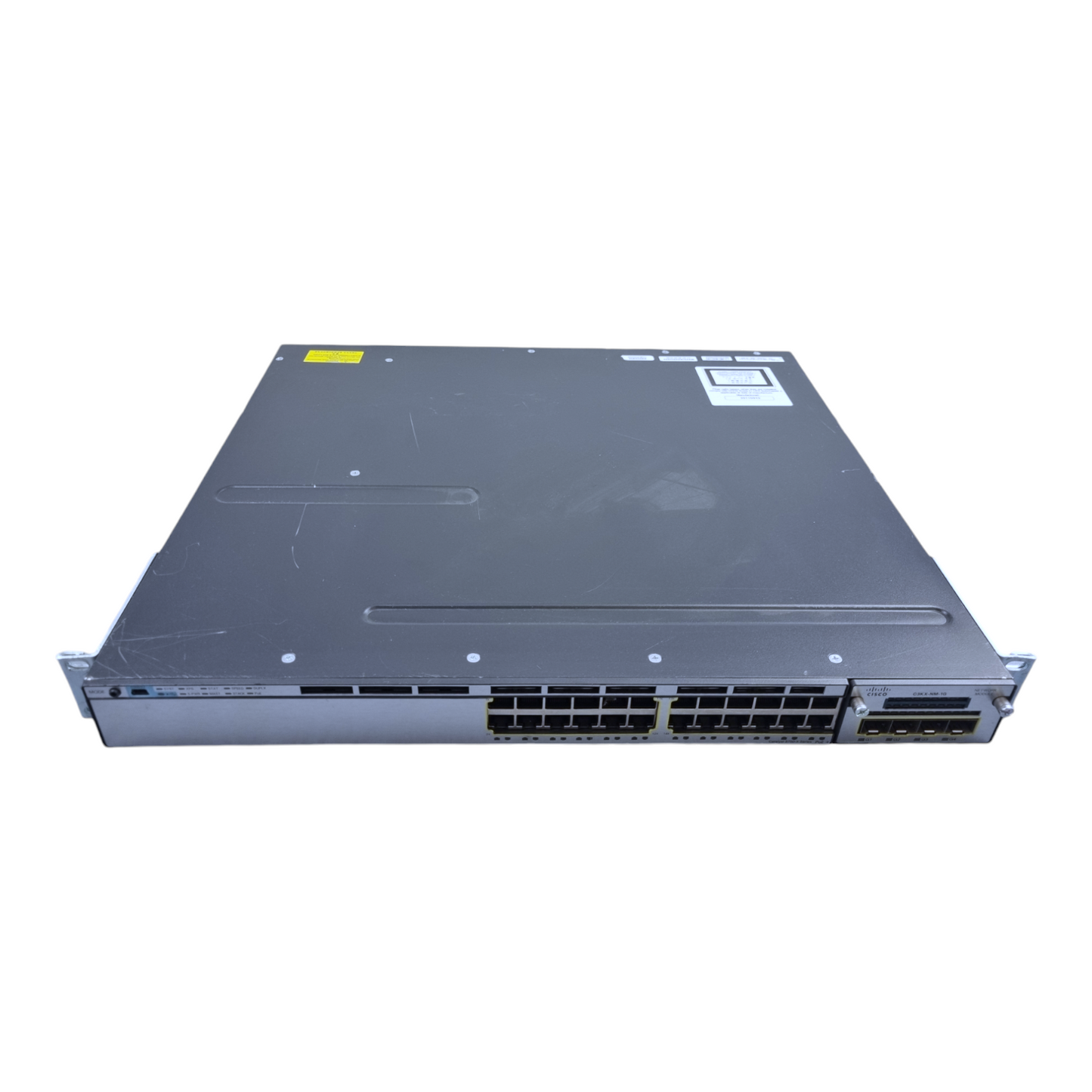 Cisco WS-C3750X-24P-S V02 C3KX-NM-1G  Netzwerk-Switch 24-Port