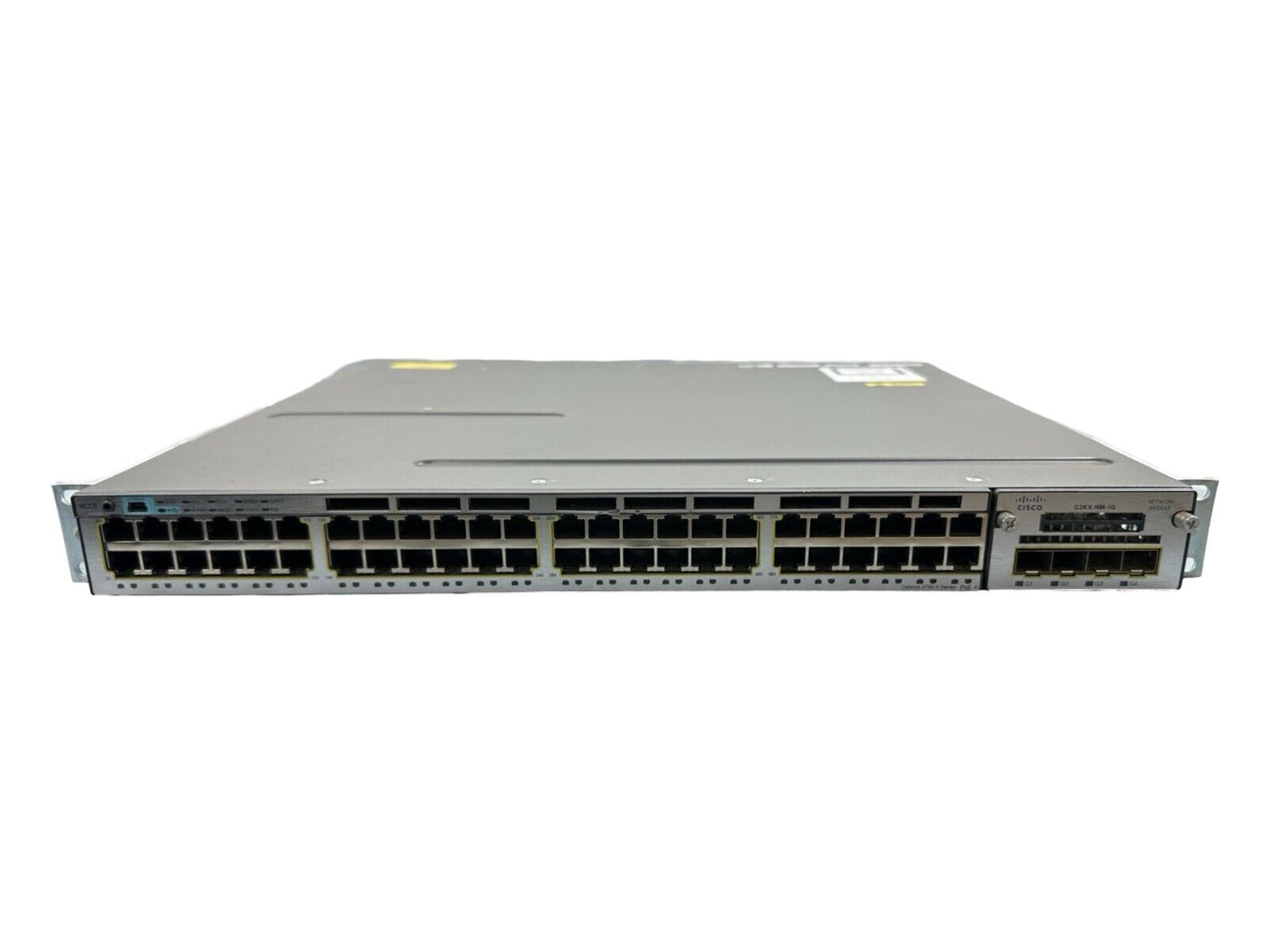 Cisco Switch WS-C3750X-48P-S V03  C3KX-NM-1G Netzwerk-Switch 48-Port  1Gbps