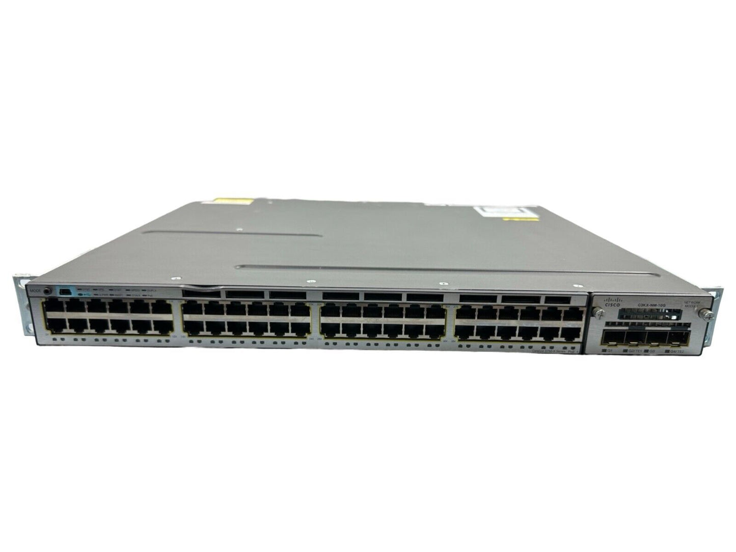 Cisco Switch WS-C3750X-48P-S V04  C3KX-NM-10G Netzwerk-Switch 48-Port  10Gbps