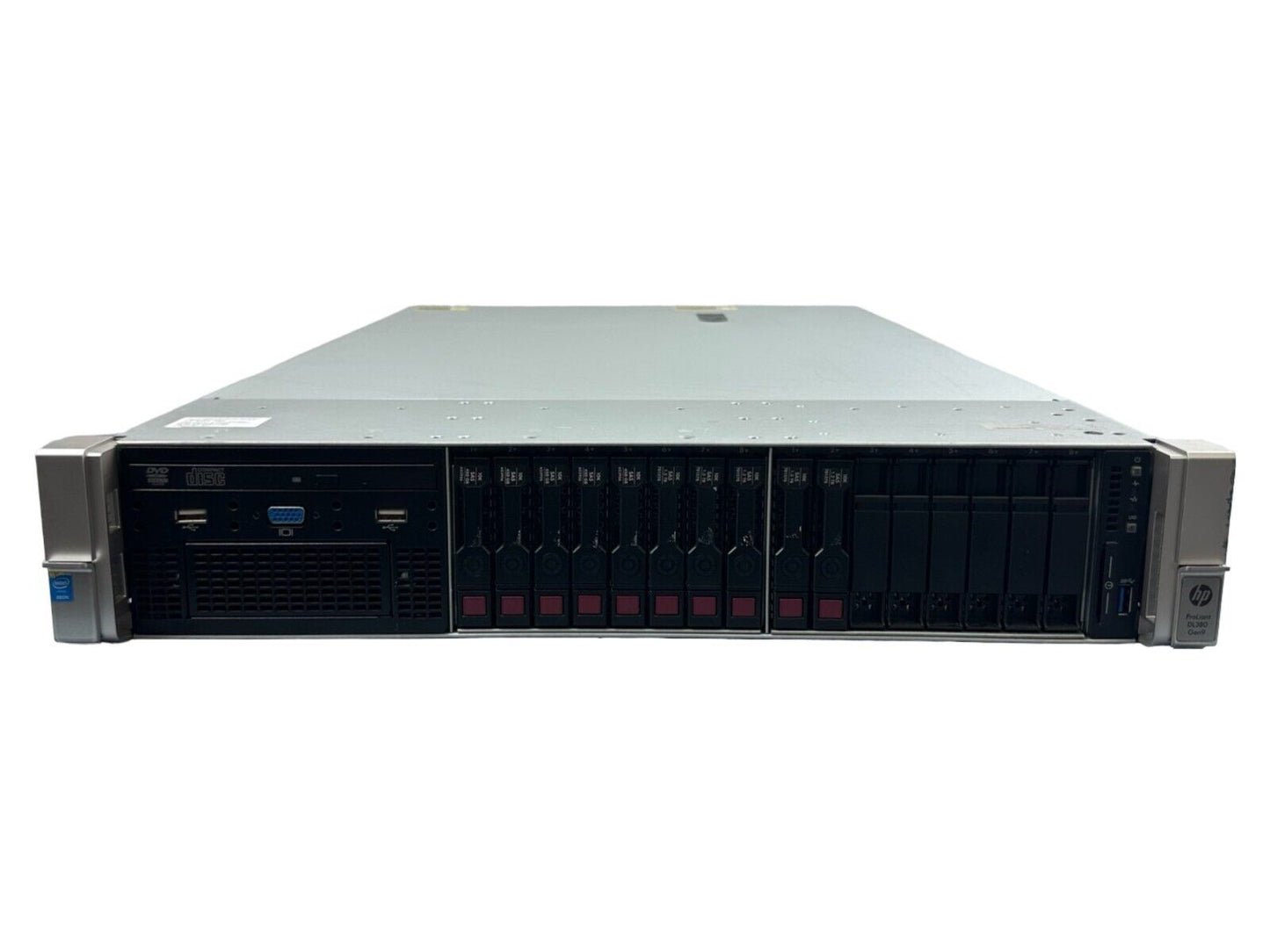 HP ProLiant DL380 G9  1x E5-2670 V3 2.30GHz  64GB RAM  5x 1.2TB  5x 450GB HDD