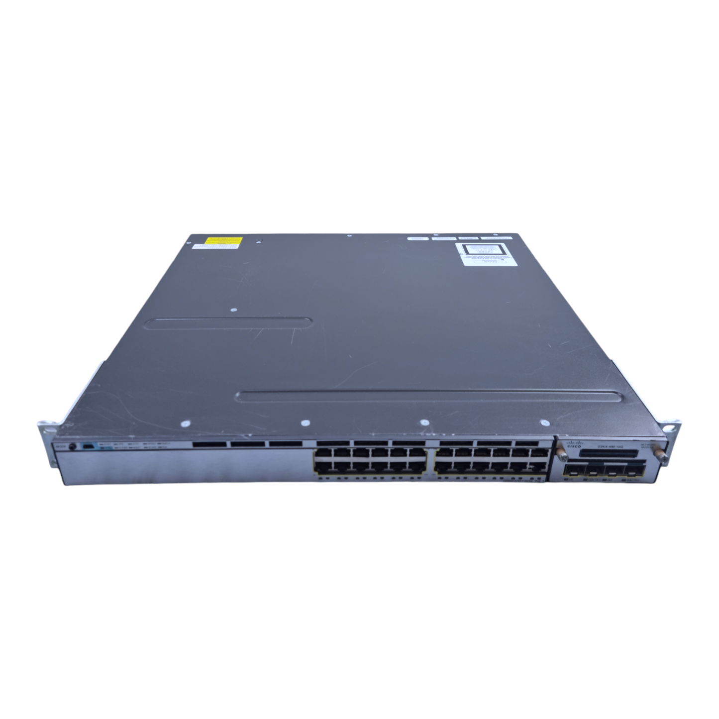 Cisco WS-C3750X-24P-L V04 C3KX-NM-10G  Netzwerk-Switch 24-Port  10Gbps