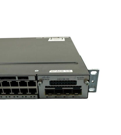 Cisco Switch WS-C3750X-48P-L V02   C3KX-NM-10G  Netzwerk-Switch 48-Port  10Gbps