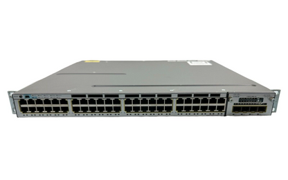 Cisco Switch WS-C3750X-48P-S V02  C3KX-NM-1G Netzwerk-Switch 48-Port  1Gbps
