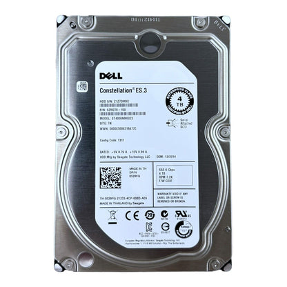 DELL Constellation ES.3 4TB 3.5" 7.2K SAS HDD ST4000NM0023  9ZM270-150  0529FG