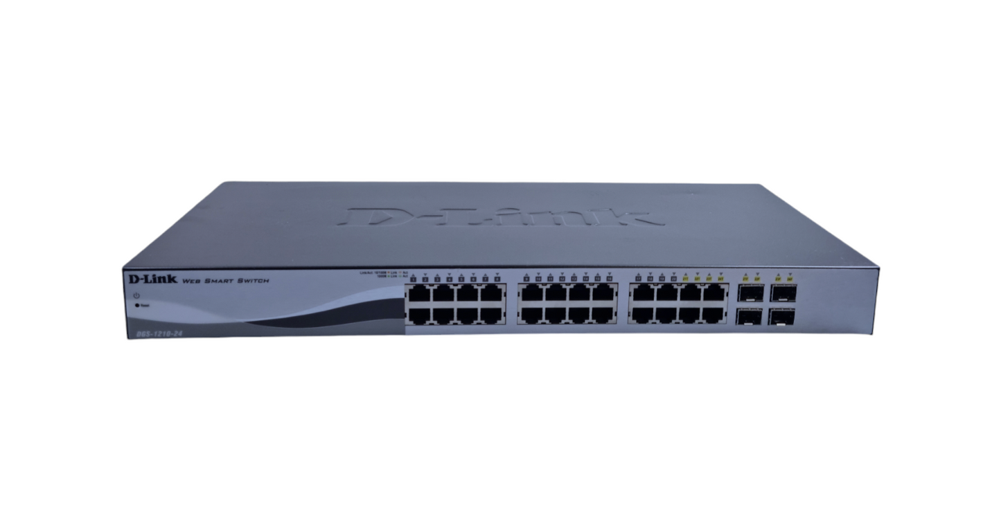 D-Link DGS-1210-24  24 x RJ-45  4 x SFP  Ethernet Switch